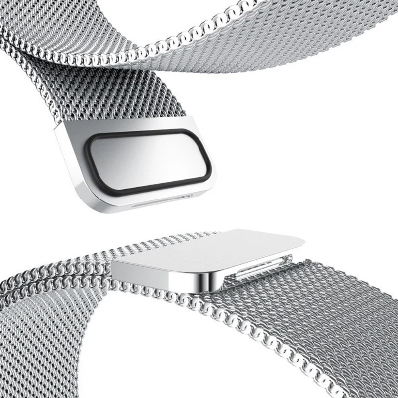 TomTom Runner 3 / 2 / Adventurer Stainless Steel Milanese Band Magnetic Watch Strap with Case