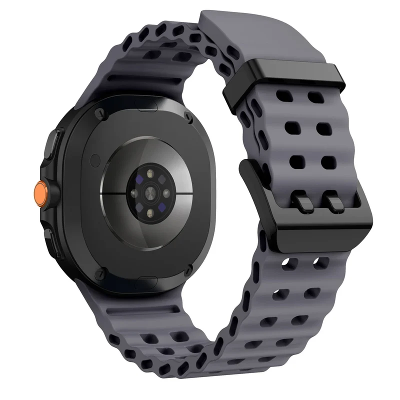 Samsung Galaxy Watch 9 - 44mm Ocean Armband (Dunkelgrau)