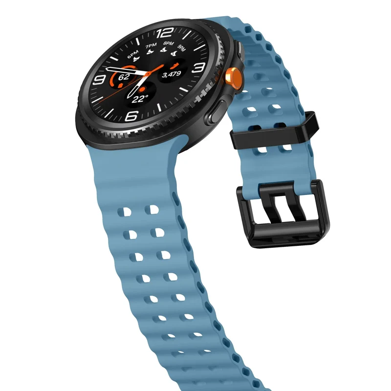 Samsung Galaxy Watch 9 - 40mm Ocean Armband (Matt Blau)
