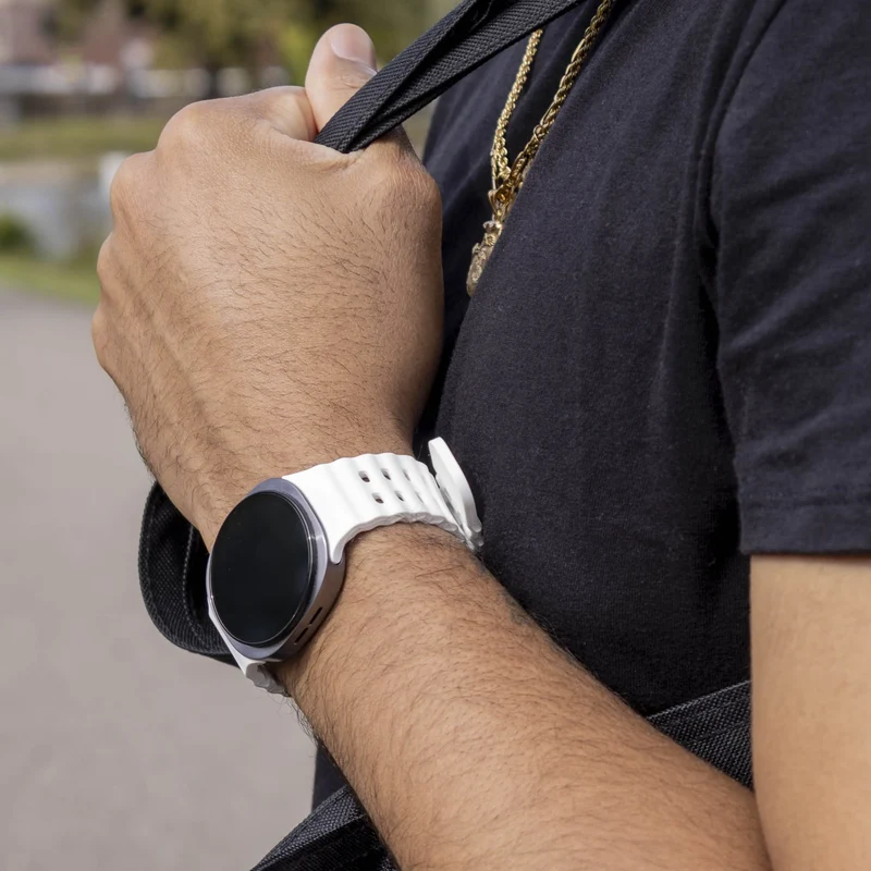 Samsung Galaxy Watch 9 - 40mm Ocean Armband (Weiß)
