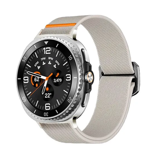 Samsung Galaxy Watch 9 - 44mm Elastisches Armband (Polarstern)