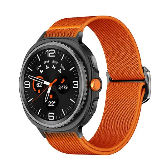 Samsung Galaxy Watch 9 - 40mm Elastisches Armband (Orange)