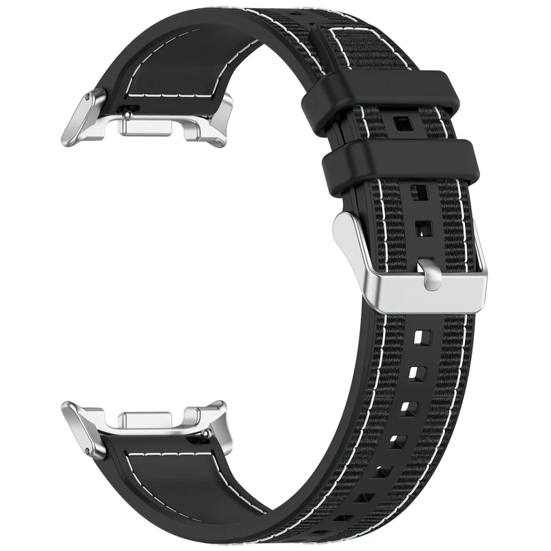 Samsung Galaxy Watch 9 - 44mm Nylon Hybrid Armband (Schwarz)