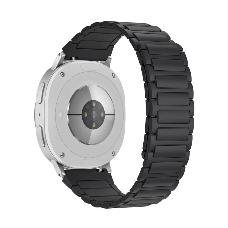 Samsung Galaxy Watch 9 - 40mm Magnetisches Silikonarmband (Schwarz)