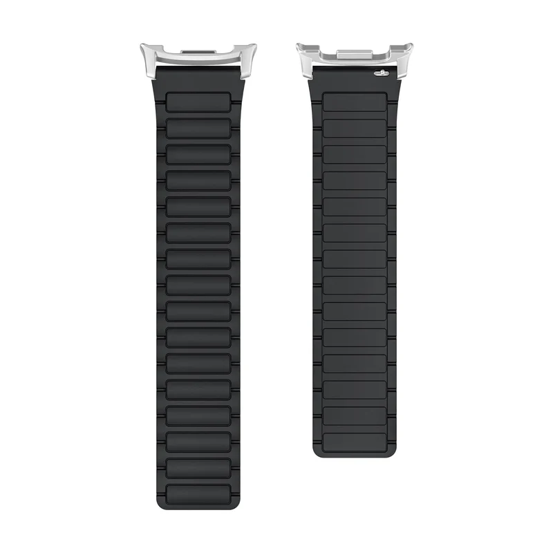 Samsung Galaxy Watch 9 - 40mm Magnetisches Silikonarmband (Schwarz)