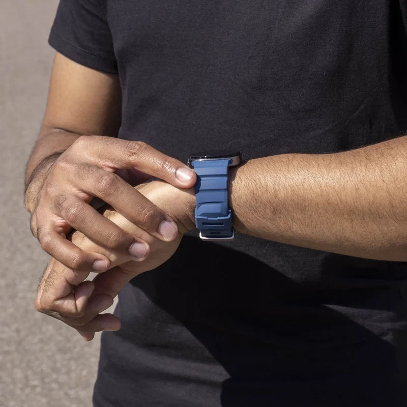 Samsung Galaxy Watch 9 - 40mm Silikonarmband Extreme (Dunkelblau)