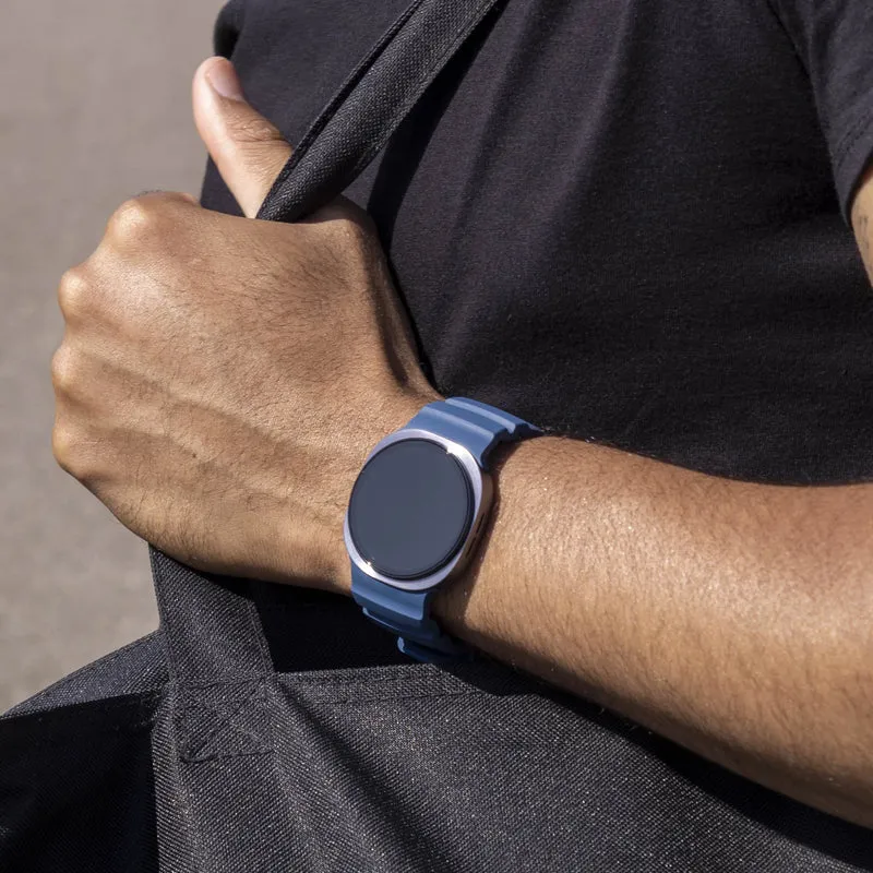 Samsung Galaxy Watch 9 - 40mm Silikonarmband Extreme (Dunkelblau)