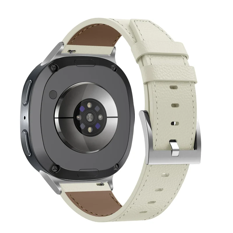Bandz Samsung Galaxy Watch 9 - 44mm Lederarmband 'Deluxe' (Beige)