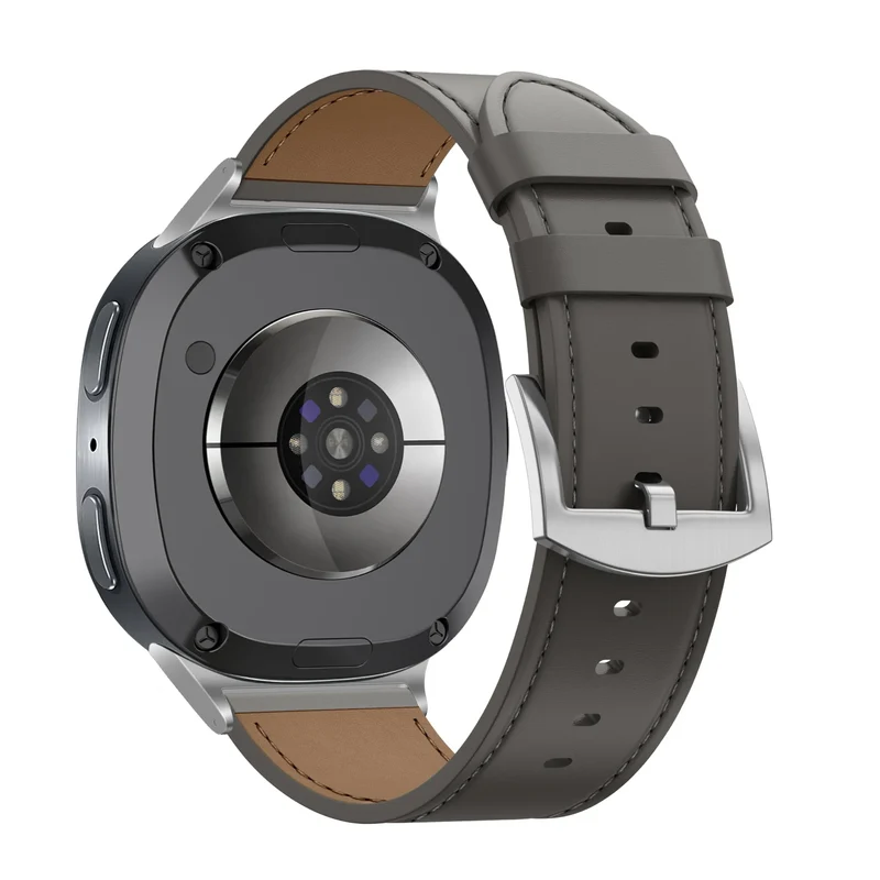 Bandz Samsung Galaxy Watch 9 - 44mm Lederarmband 'Classic' (Dunkelgrau)