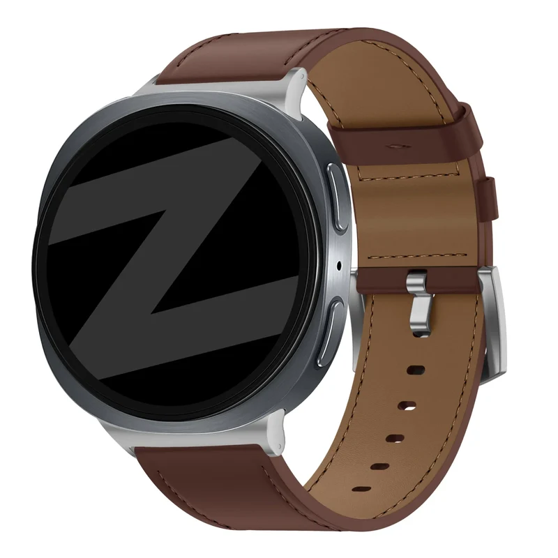 Bandz Samsung Galaxy Watch 9 - 40mm Lederarmband 'Classic' (Braun)