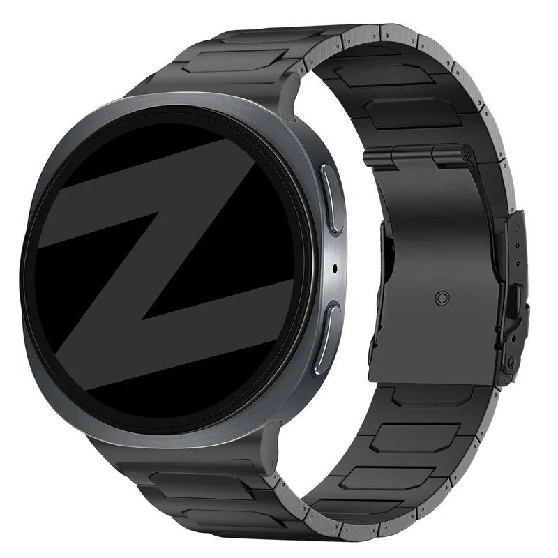 Bandz Samsung Galaxy Watch 9 - 44mm Titanarmband 'Deluxe' (Schwarz)