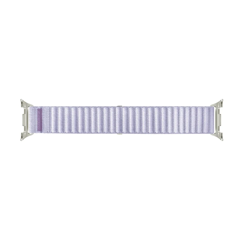 Samsung Galaxy Watch 9 - 44mm Wave Nylonarmband (Hell Lila)