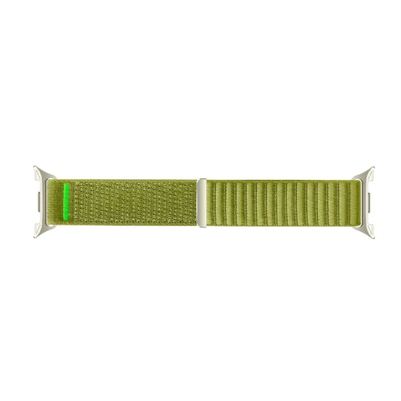 Samsung Galaxy Watch 9 - 44mm Wave Nylonarmband (Feldgrün)