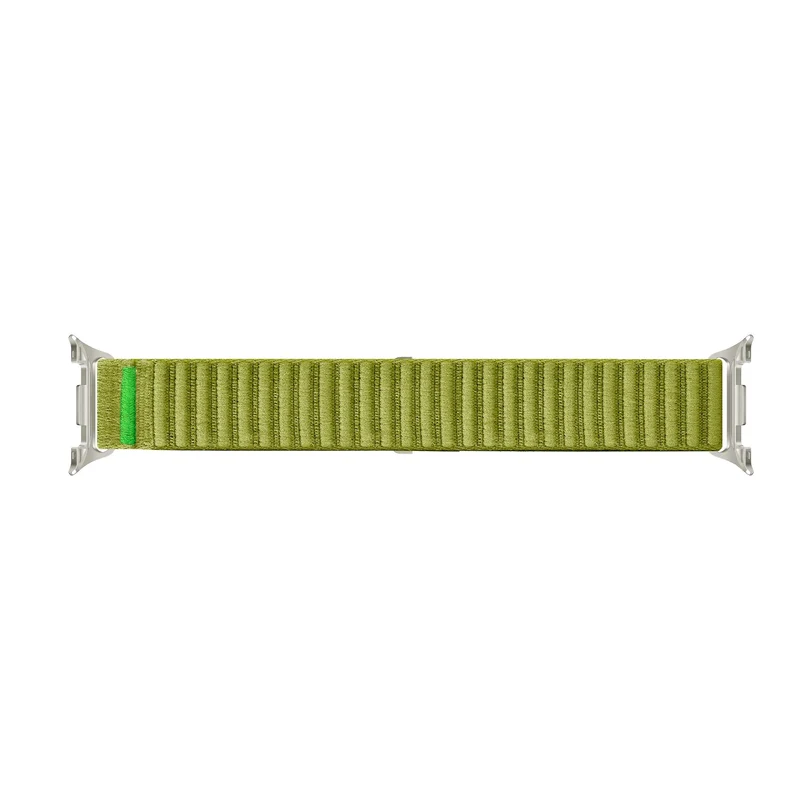 Samsung Galaxy Watch 9 - 44mm Wave Nylonarmband (Feldgrün)