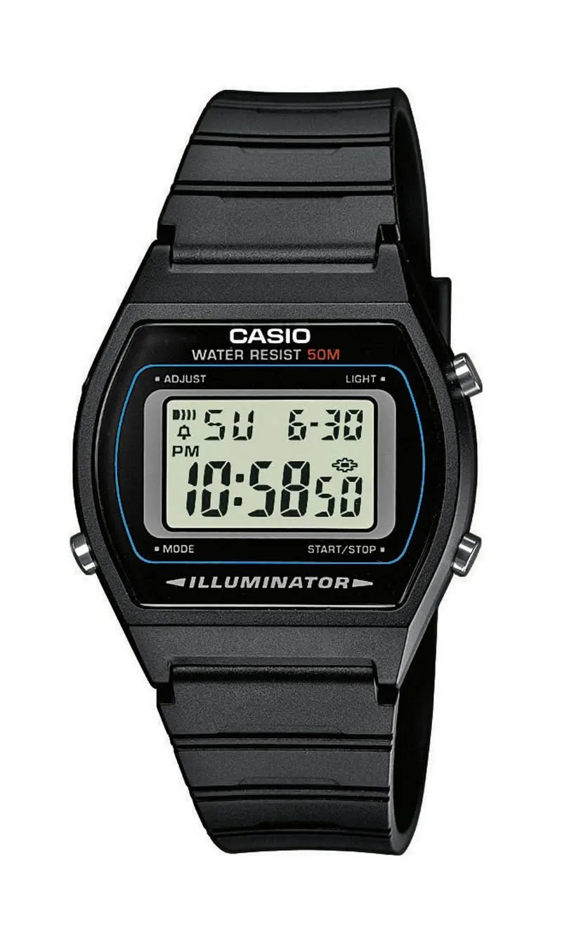 Casio W-800H-1AVEF Herrenuhr • 10 Jahre Batterie • 100M Wasserdicht