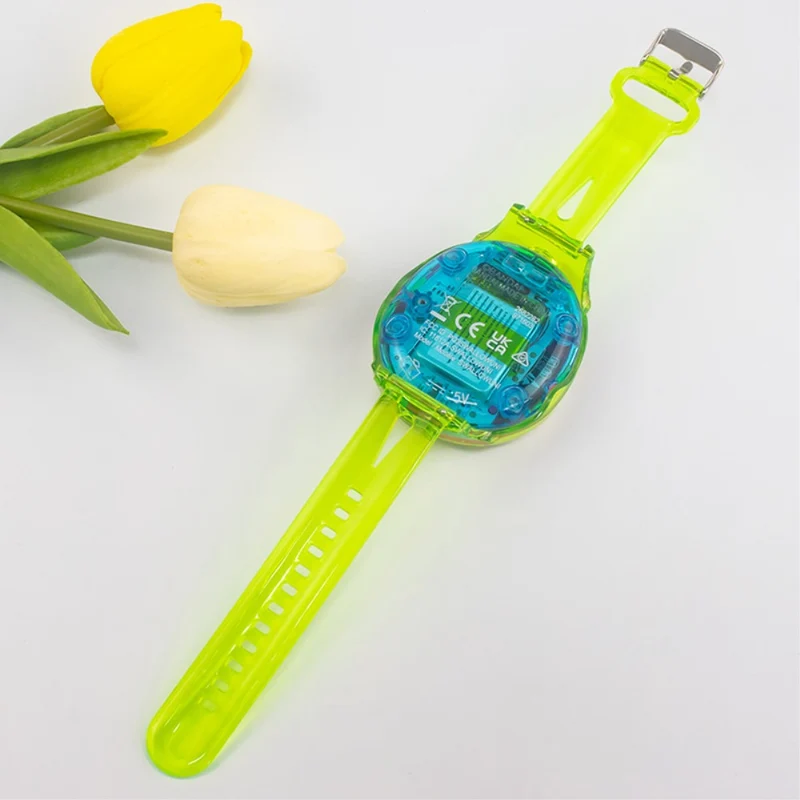 Tamagotchi Uni (2023) Wristband T Bracelet Holder Case - Transparent Pink