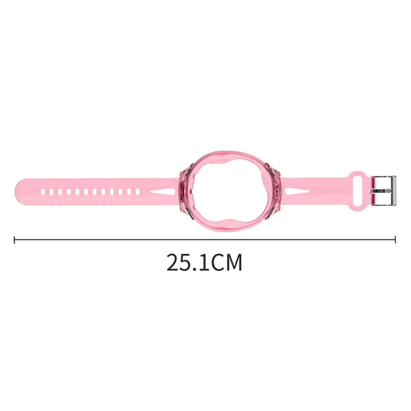 Tamagotchi Uni (2023) Wristband T Bracelet Holder Case - Transparent Pink
