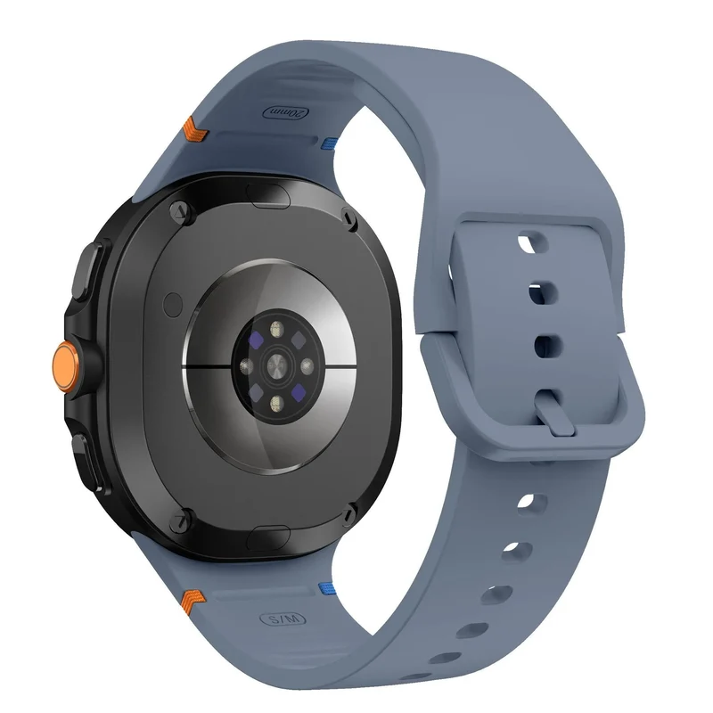 Samsung Galaxy Watch 9 - 44mm Silikonarmband (Graublau)