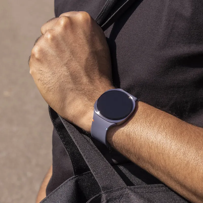 Samsung Galaxy Watch 9 - 44mm Silikonarmband (Graublau)