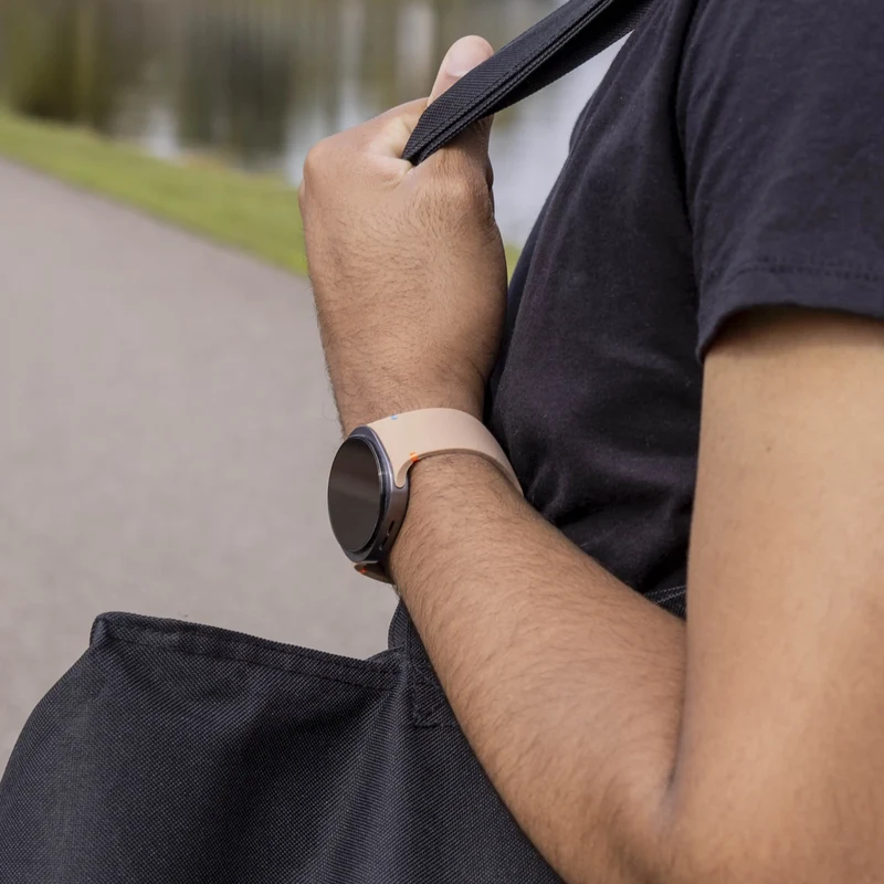 Samsung Galaxy Watch 9 - 40mm Silikonarmband (Beige)