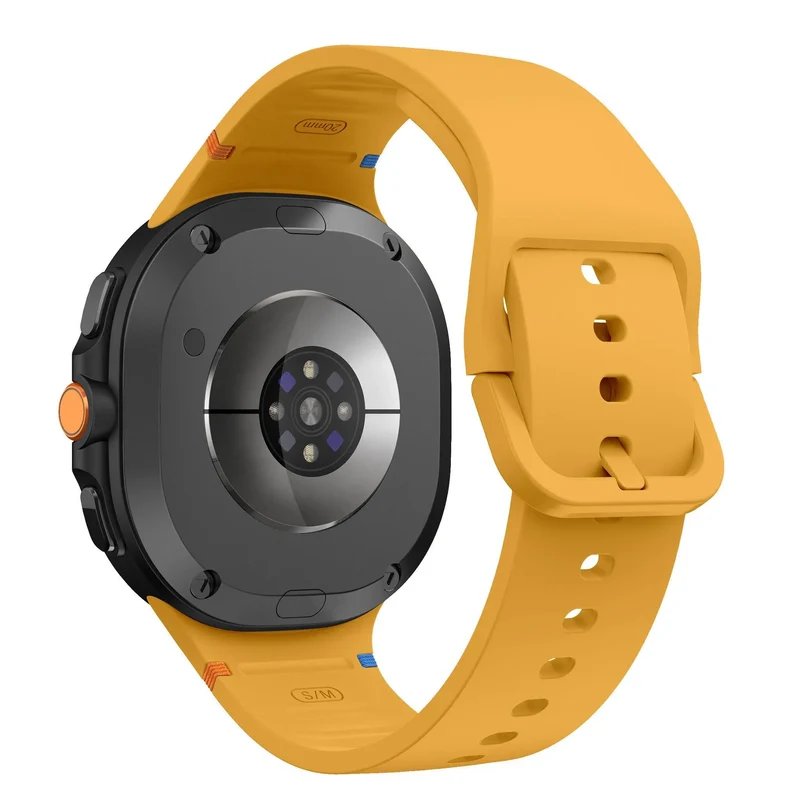 Samsung Galaxy Watch 9 - 44mm Silikonarmband (Gelb)