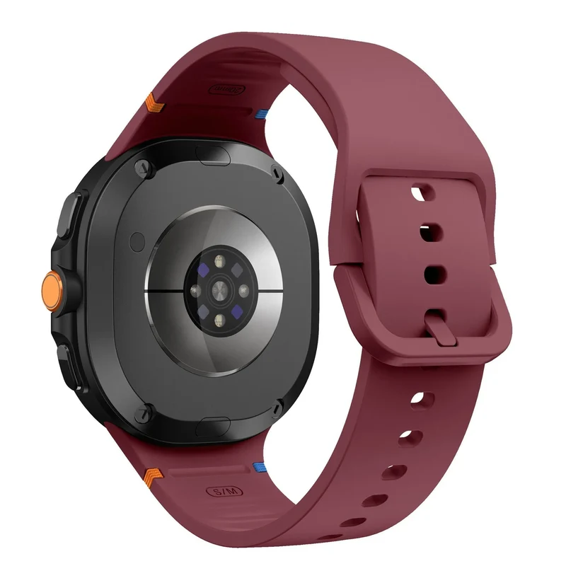 Samsung Galaxy Watch 9 - 40mm Silikonarmband (Weinrot)