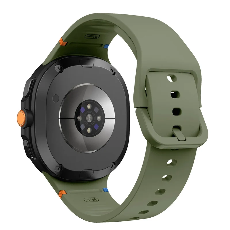 Samsung Galaxy Watch 9 - 44mm Silikonarmband (Armeegrün)