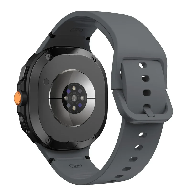 Samsung Galaxy Watch 9 - 40mm Silikonarmband (Dunkelgrau)
