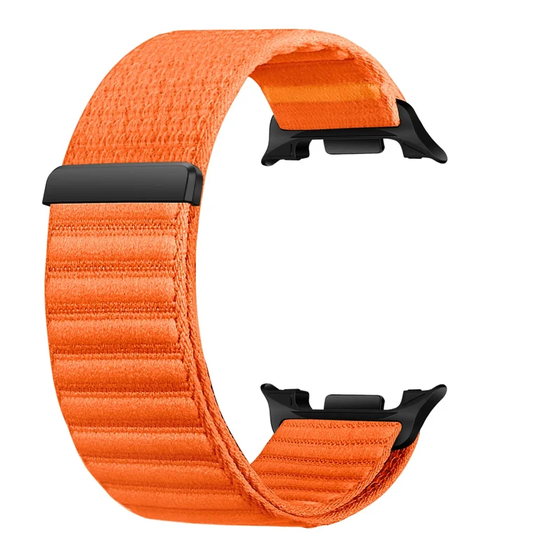 Samsung Galaxy Watch 9 - 40mm Wave Nylonarmband (Orange)