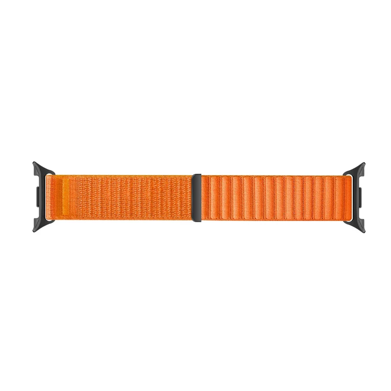 Samsung Galaxy Watch 9 - 40mm Wave Nylonarmband (Orange)