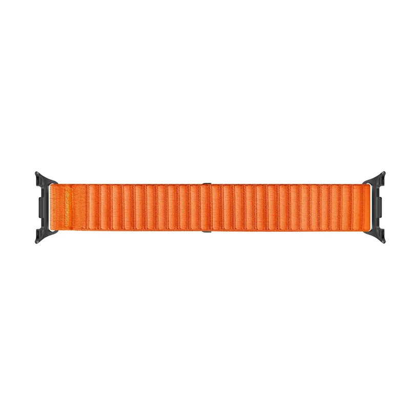 Samsung Galaxy Watch 9 - 40mm Wave Nylonarmband (Orange)