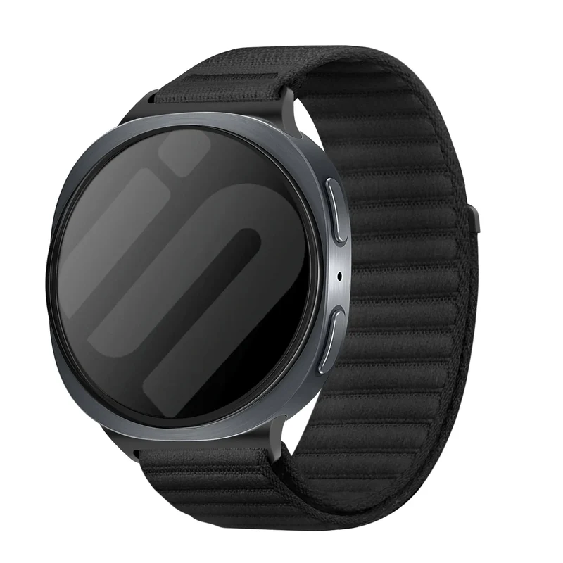 Samsung Galaxy Watch 9 - 40mm Wave Nylonarmband (Schwarz)