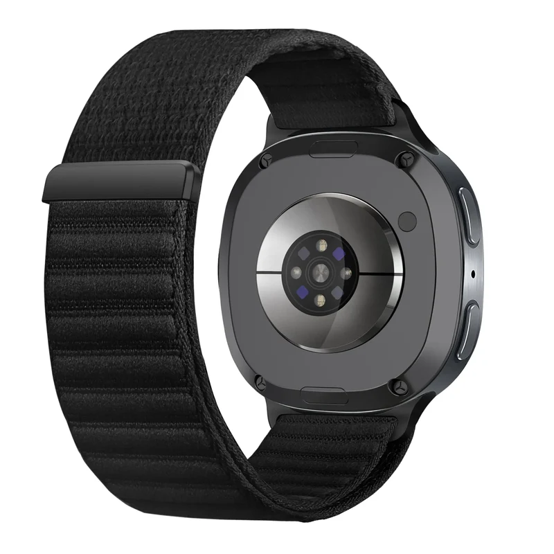 Samsung Galaxy Watch 9 - 40mm Wave Nylonarmband (Schwarz)