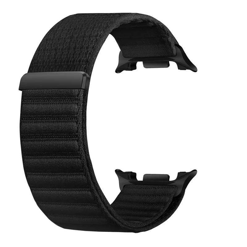 Samsung Galaxy Watch 9 - 40mm Wave Nylonarmband (Schwarz)