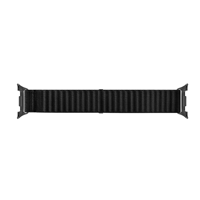 Samsung Galaxy Watch 9 - 40mm Wave Nylonarmband (Schwarz)