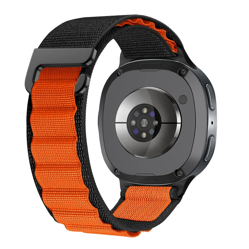 Samsung Galaxy Watch 9 - 44mm Alpine Nylon Armband (Schwarz)