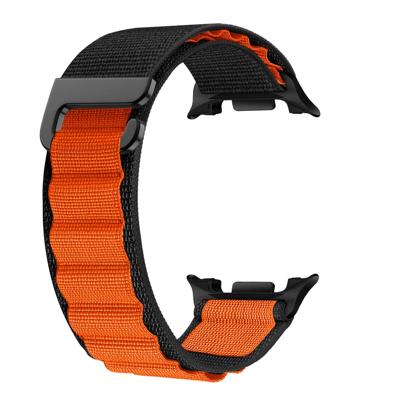 Samsung Galaxy Watch 9 - 44mm Alpine Nylon Armband (Schwarz)