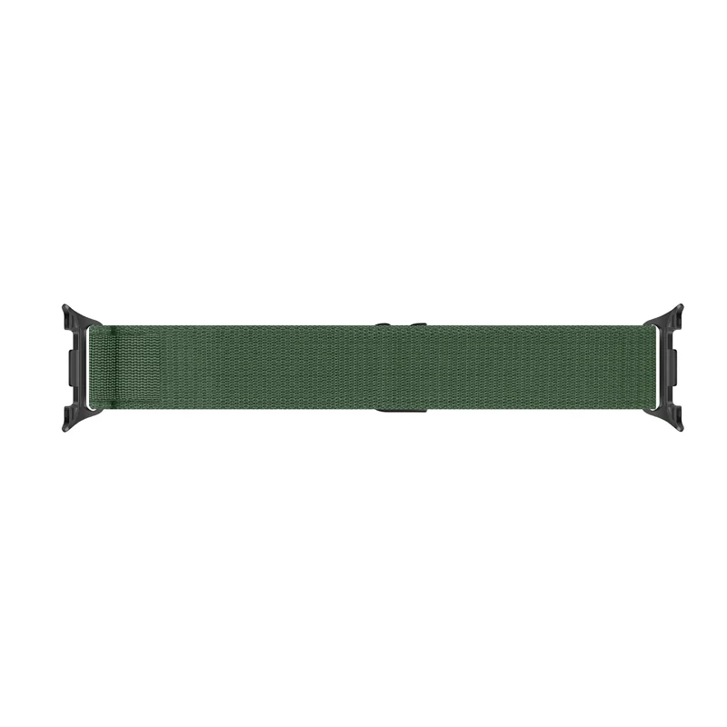 Samsung Galaxy Watch 9 - 40mm Alpine Nylon Armband (Armeegrün)
