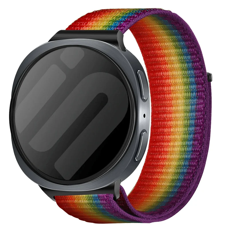 Samsung Galaxy Watch 9 - 44mm Nylonarmband (Regenbogen)