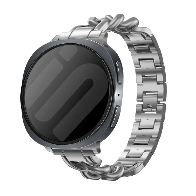Samsung Galaxy Watch 9 - 44mm Stahl Kettenarmband (Silber)