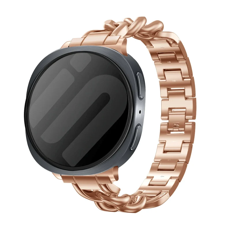 Samsung Galaxy Watch 9 - 40mm Stahl Kettenarmband (Roségold)
