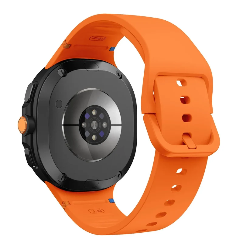 Samsung Galaxy Watch 9 - 40mm Silikonarmband (Orange)