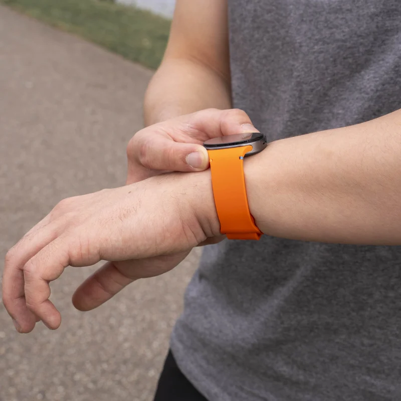 Samsung Galaxy Watch 9 - 40mm Silikonarmband (Orange)