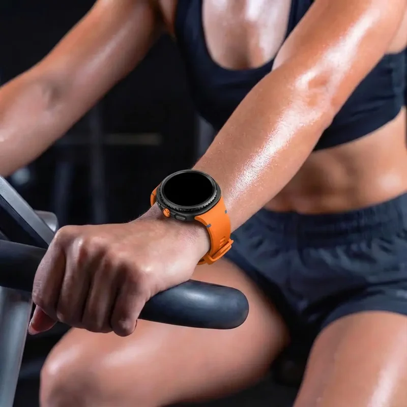 Samsung Galaxy Watch 9 - 40mm Silikonarmband (Orange)