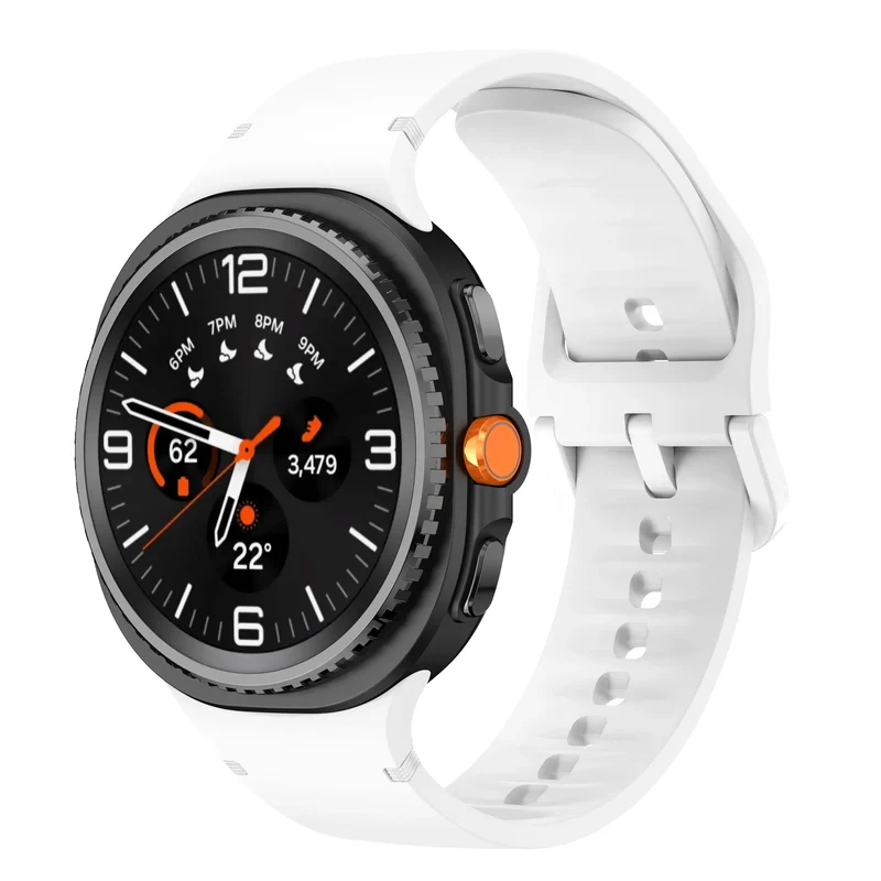 Samsung Galaxy Watch 9 - 40mm Silikonarmband (Weiß)