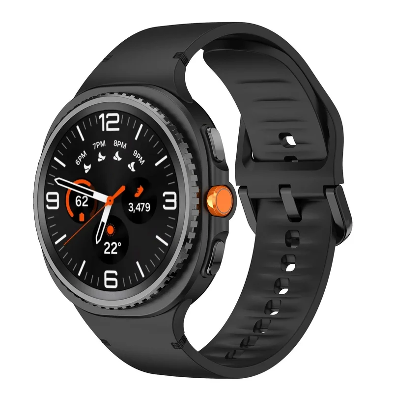 Samsung Galaxy Watch 9 - 40mm Silikonarmband (Schwarz)