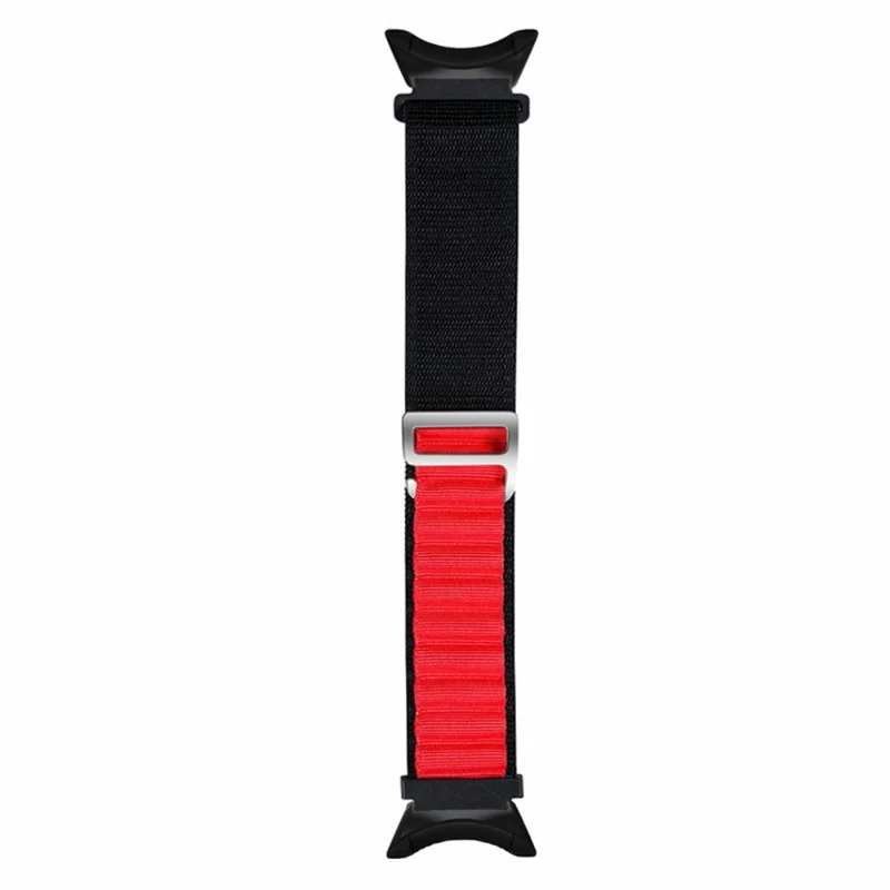 Suunto Core Watch Band 22mm Nylon Loop Adjustable Wrist Strap with Connector - White+Orange