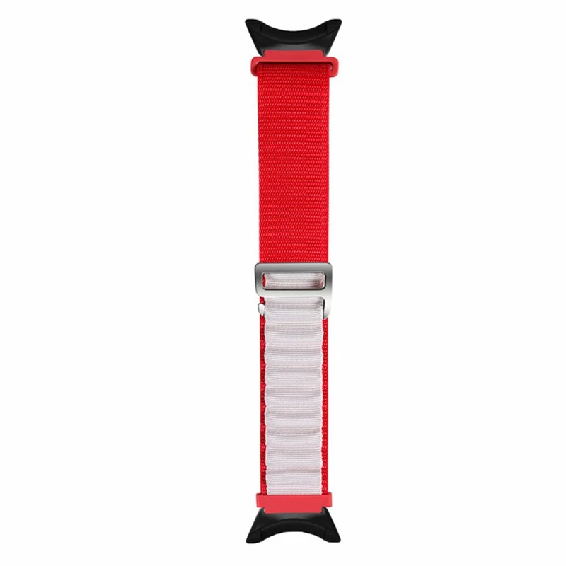 Suunto Core Watch Band 22mm Nylon Loop Adjustable Wrist Strap with Connector - White+Orange