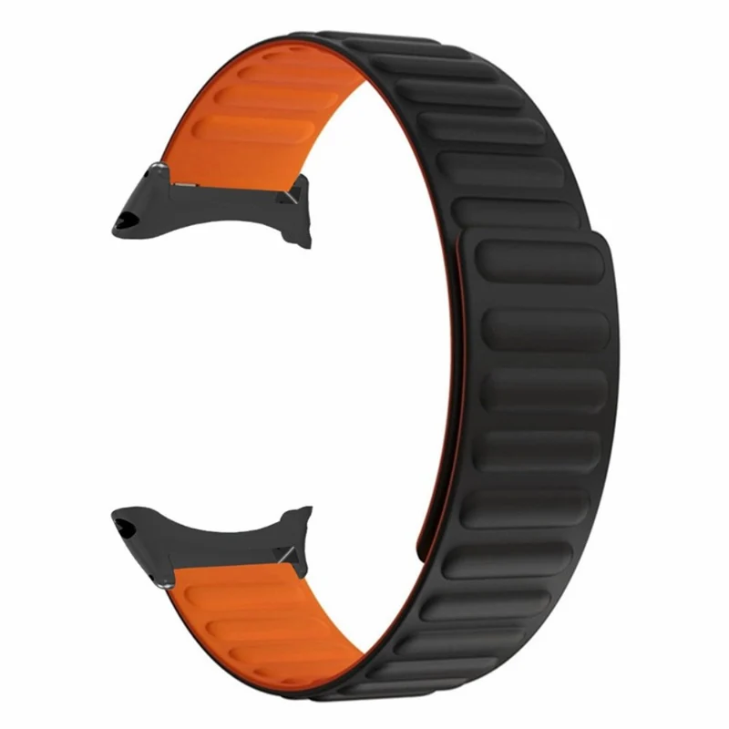 Suunto Core Magnetic Watch Band 22mm Skin-Friendly Flexible Strap - Black+Orange