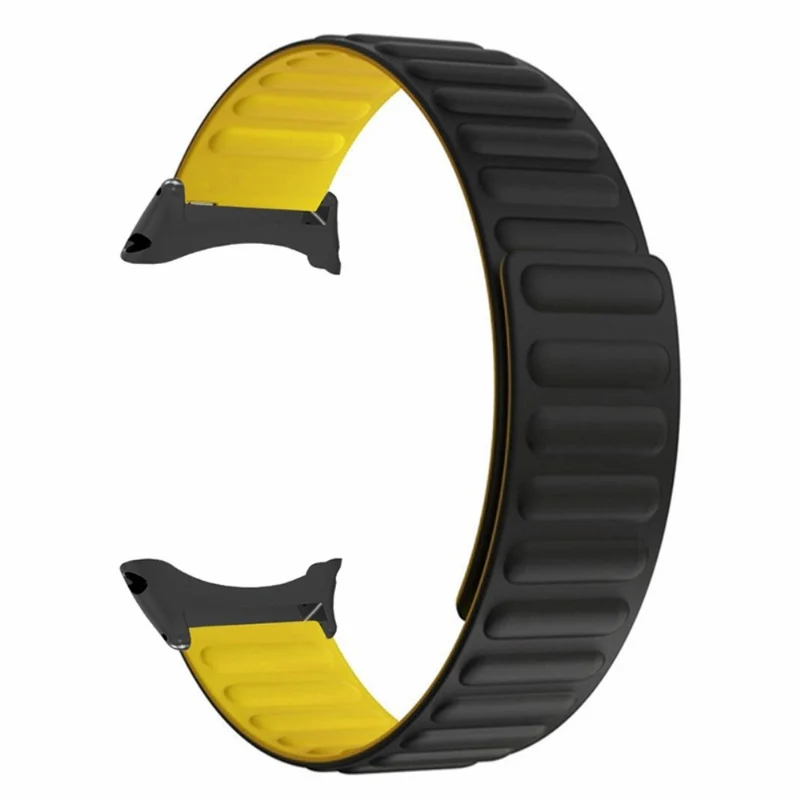 Suunto Core Magnetic Watch Band 22mm Skin-Friendly Flexible Strap - Black+Orange